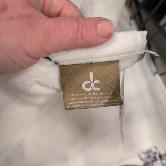 Deborah Connolly Hand Towels 27" Set of 2 Kitty Cat Gray Orange Tabby Siamese - Picture 4 of 4